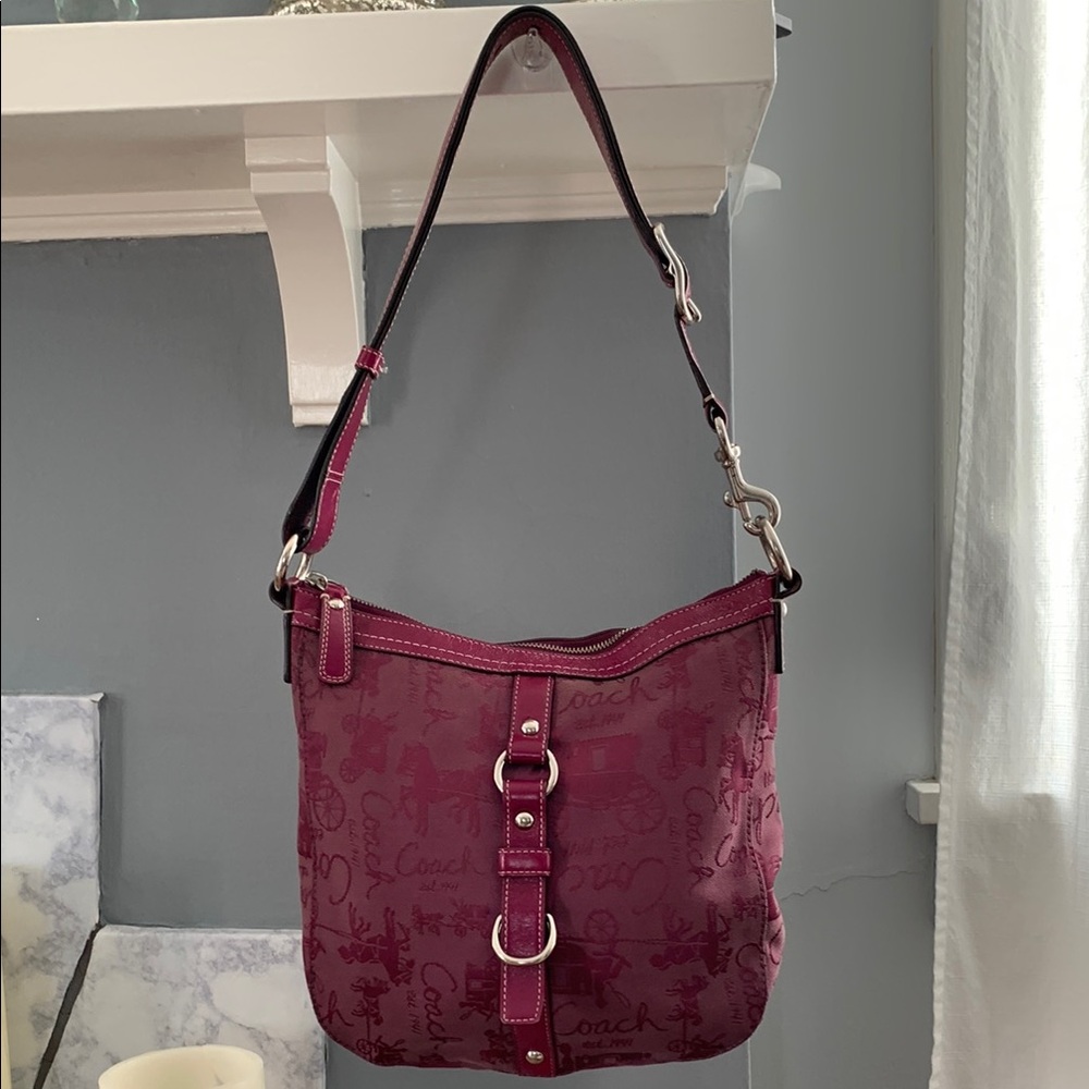 Rare Coach Horse & Carriage Purse